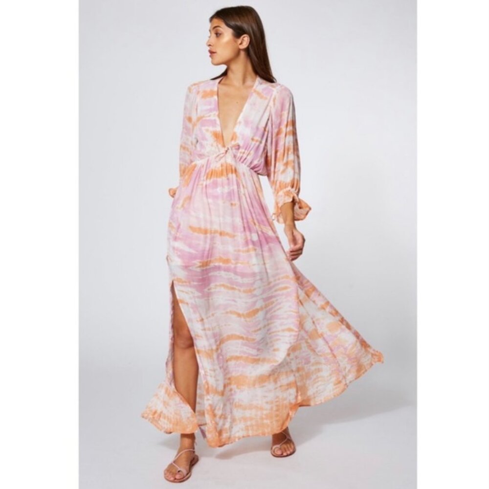Young Fabulous & Broke Meadow Tie Dye Maxi Dress - Picture 3 of 13
